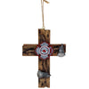 Pine Ridge Fireman Wall Cross - Cross Decor For Wall, American Flag Inspirational Cross, Fireman Axe, 4 X 6 Inches