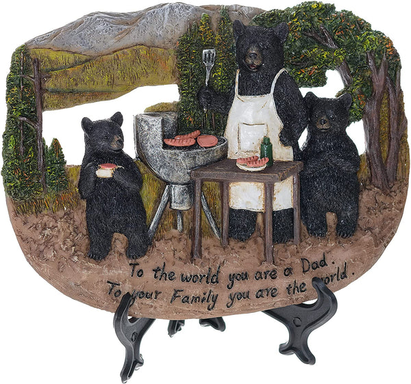 Pine Ridge Father Bear Wall Plaque - Inscribed 