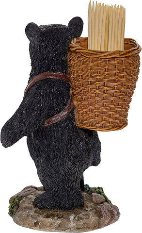 WALKING BLACK BEAR TOOTHPICK HOLDER