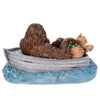 Bigfoot Sasquatch Boat Hair Don't Care Tabletop Figurine Home Decor