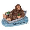 Bigfoot Sasquatch Boat Hair Don't Care Tabletop Figurine Home Decor