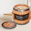 Whiskey Barrel Coaster Set