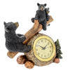 Black Bear Clocks for Home - Decorative Clock Wildlife Decorations for Home Rustic Cabin Clock - Bears Home Decor Animal Clock Hunting - Bear Wildlife Home Decorations Whimsical Clock