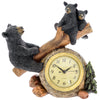 Black Bear Clocks for Home - Decorative Clock Wildlife Decorations for Home Rustic Cabin Clock - Bears Home Decor Animal Clock Hunting - Bear Wildlife Home Decorations Whimsical Clock