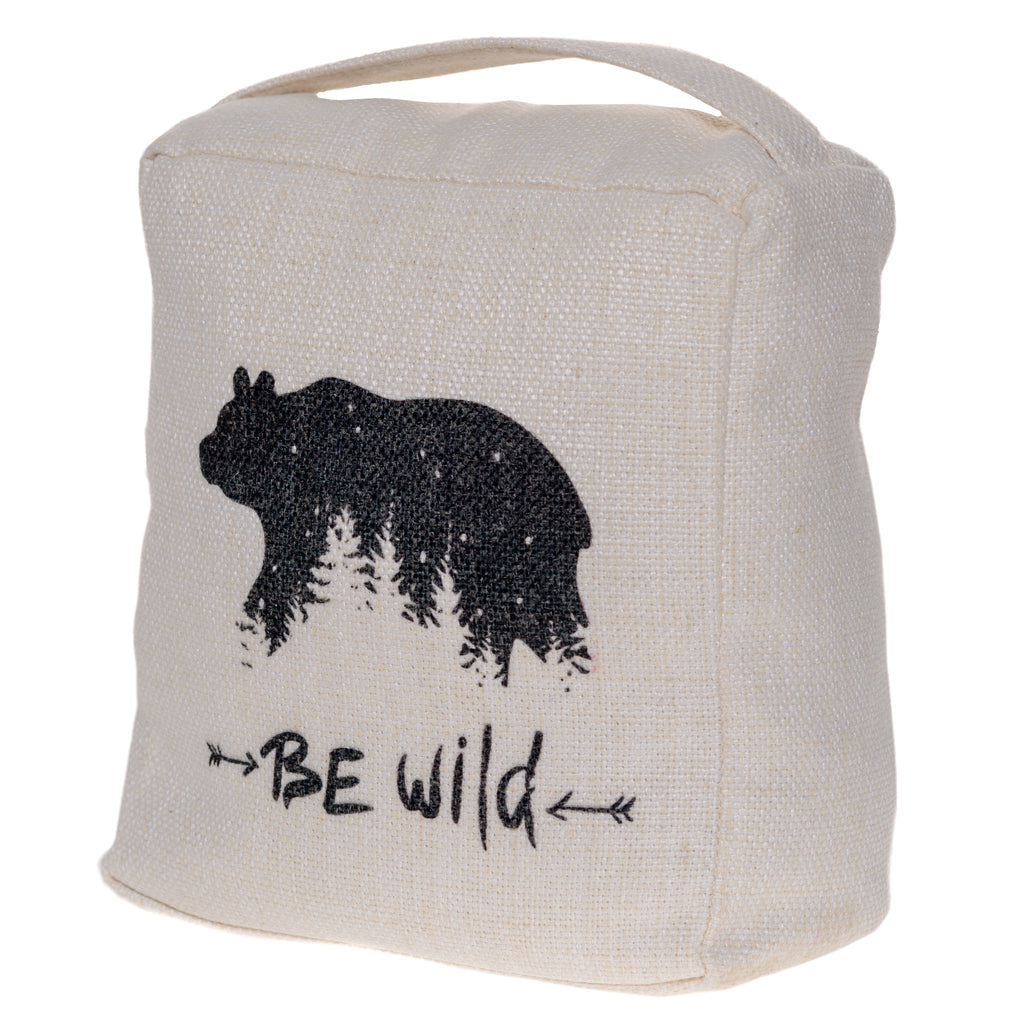 BE WILD BEAR DOOR STOP