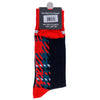 Pine Ridge White Bear Paw Socks - Animal Print Crew Socks for Men and Women - Lightweight and Comfortable Fit Fashion Socks (Black and Red Plaid)