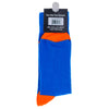 Pine Ridge Bigfoot Sasquatch Socks - I Drink Alone Crew Socks for Men and Women - Lightweight and Comfortable Fit Fashion Socks (Blue)