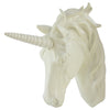 White Unicorn Head Wall Mounted Sculpture Decoration